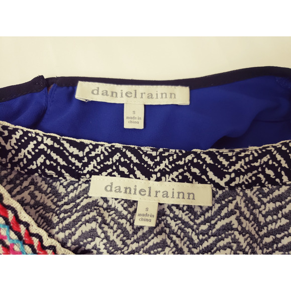 Daniel Rainn Womens Top Size S Bohemian Office Siren Festival Peasant Lot of 2 - Picture 9 of 10